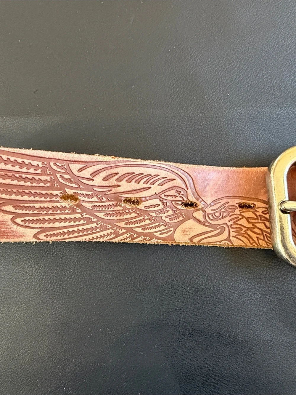 Unbranded hand tooled